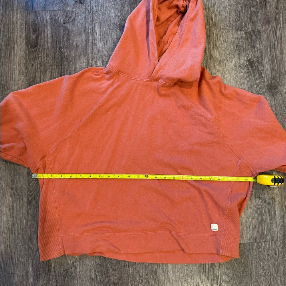 Vuori Sunnyside Hoodie Cinnamon Rust French Terry Pullover Cropped S - Picture 5 of 5